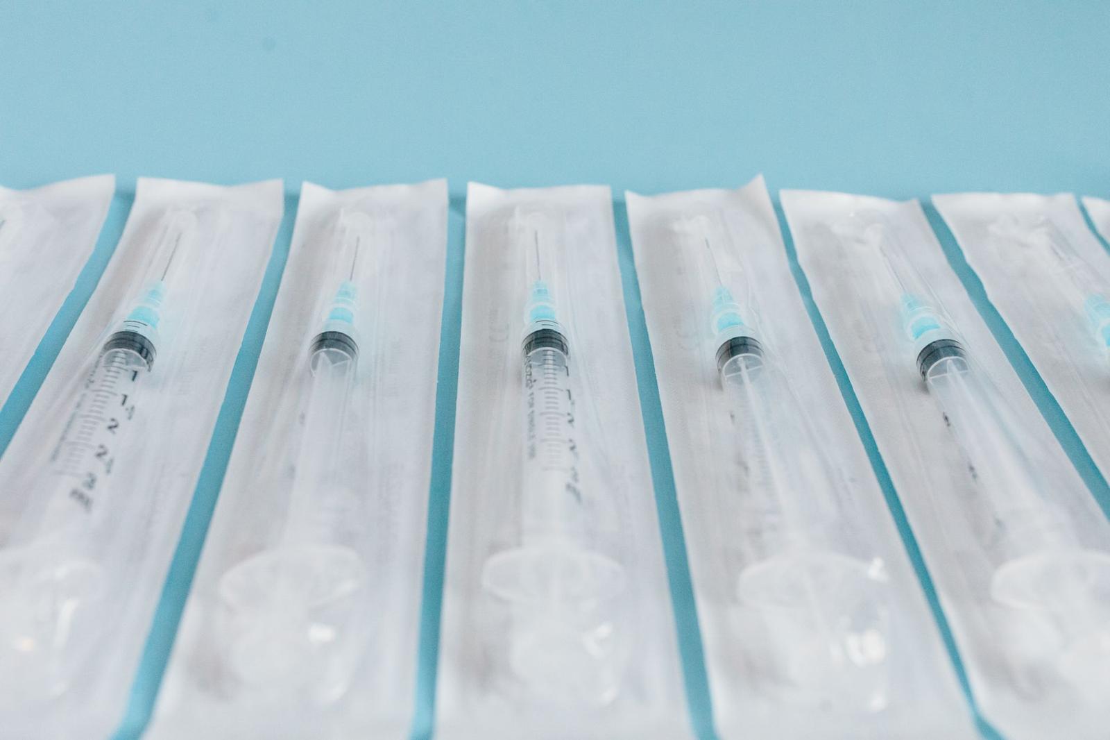 New Syringes in a Packed